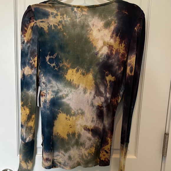 Veronica M Multicolor Tie-Dye Blouse - Picture 2 of 15